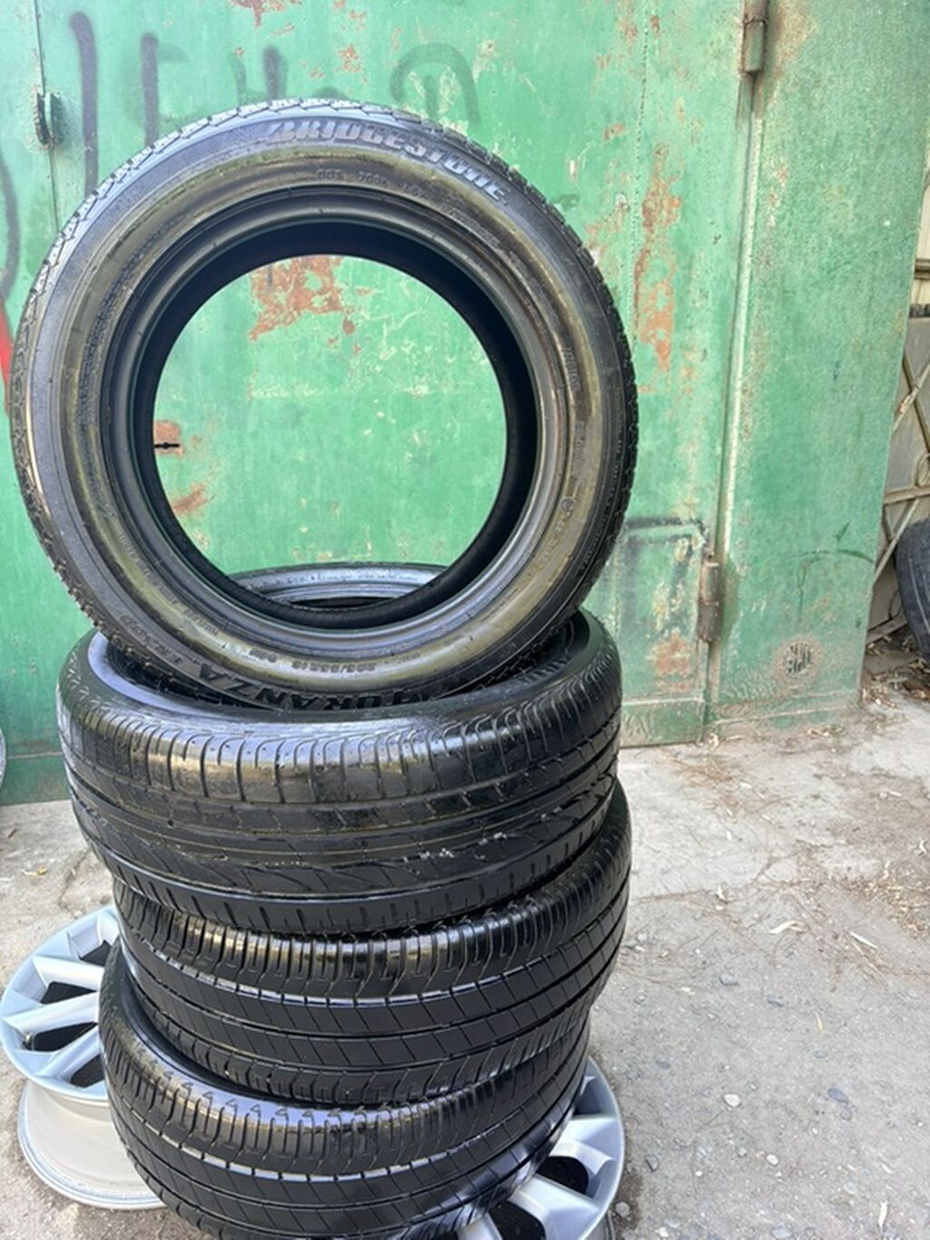 Bridgestone Turanza 4 eded teker,1 ededin qiymeti 80 man dir,hamisin — Şinlər, Sumqayıt (5)