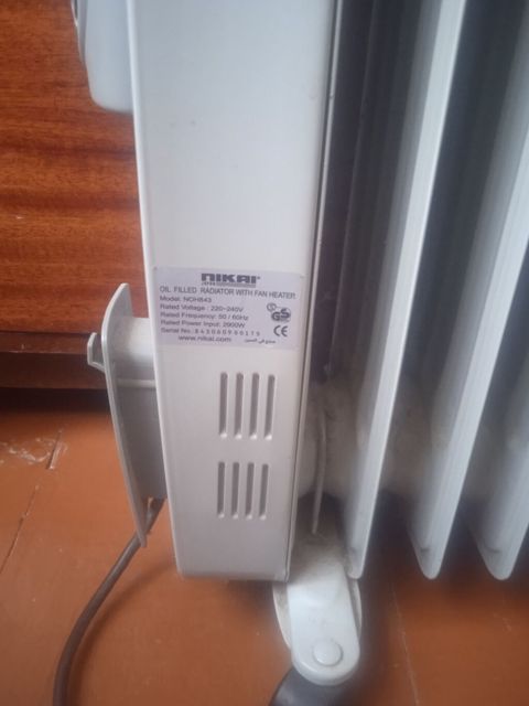 Nikai yağla doldurulan radiator + ventilyatorlu istilik cihazı Model — Salyan