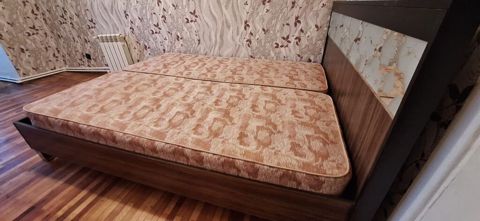 İşlənmiş, İkinəfərlik çarpayı, Bazasız, Matras ilə, Siyirməsiz — Bakı