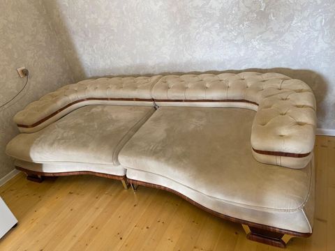 Boyuk Divan 400 manat krem rengi aciq qehveyi reng Geniş divandır — Bakı