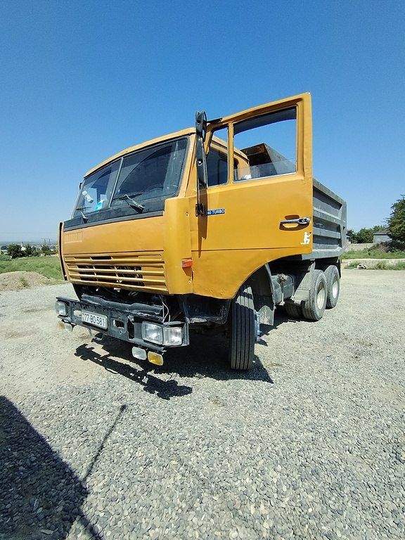 KamAz 55111, 11 L, 1989 il, 649 137 km 77-BO-581 — Yük maşınları, Bakı (7)