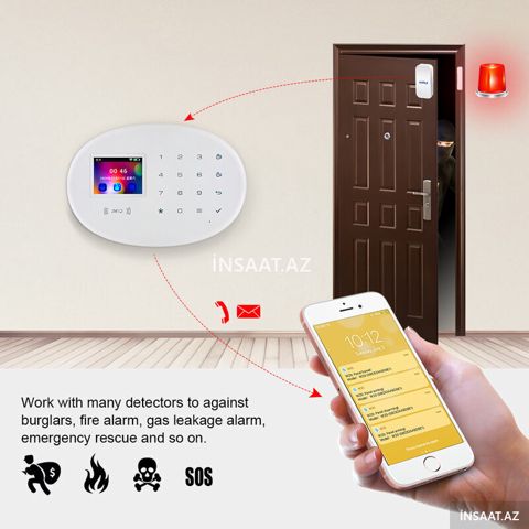 Siqnalizasiya sistemi Kerui Tx-100 — Bakı