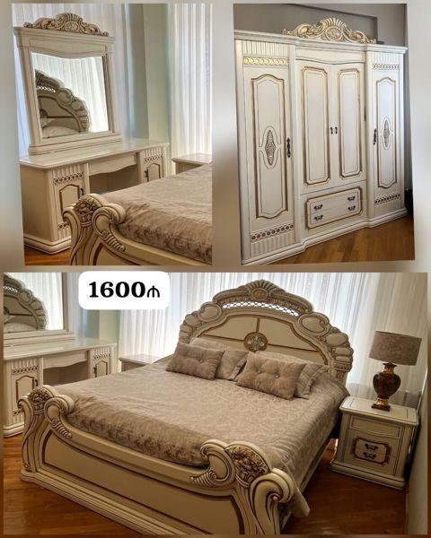 1600₼ Yataq mebeli Satılır*‼ Çox keyfiyyətli maldı — Yataq otağı mebel dəstləri