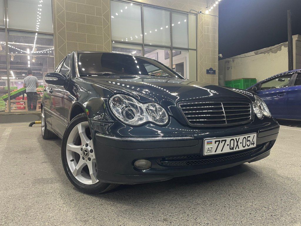 Mercedes C 200, 2.0 L, 2002 il, 397 000 km 77-QX-054 — Avtomobillər, Bakı (9)