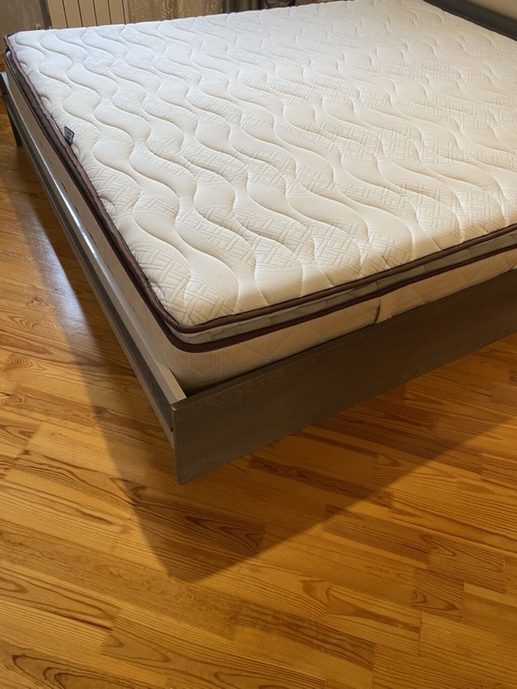 Ortopedik iki nəfərlik taxt 1.80x 2 metr. Doğtaş firması. Matras 1 ay — Matraslar, Bakı (3)