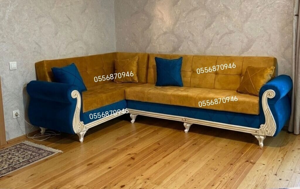 Künc divan, Yeni, Açılan, Bazalı, Parça, Pulsuz çatdırılma — Divanlər, Bakı (3)