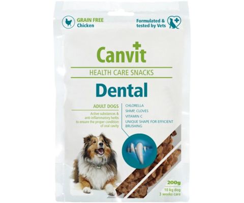 Məzə Canvit Dental Snack Dovşan Dişlər və Ağız Boşluğuna Qulluq üçün 200 q — Bakı