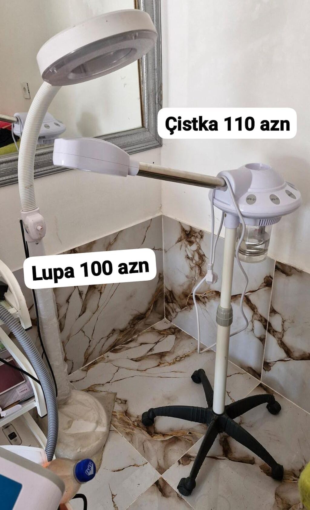 Ərazi (Binəqədi). Çistqa aparatı ve lupa. satılır. Problemi — Spot və trek lambaları, Bakı