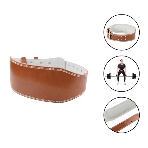 Ağır atletika üçün kəmər Try&do 1683, yastıqlı, süni dəri, qəhvəyi, ölçü M — Bakı