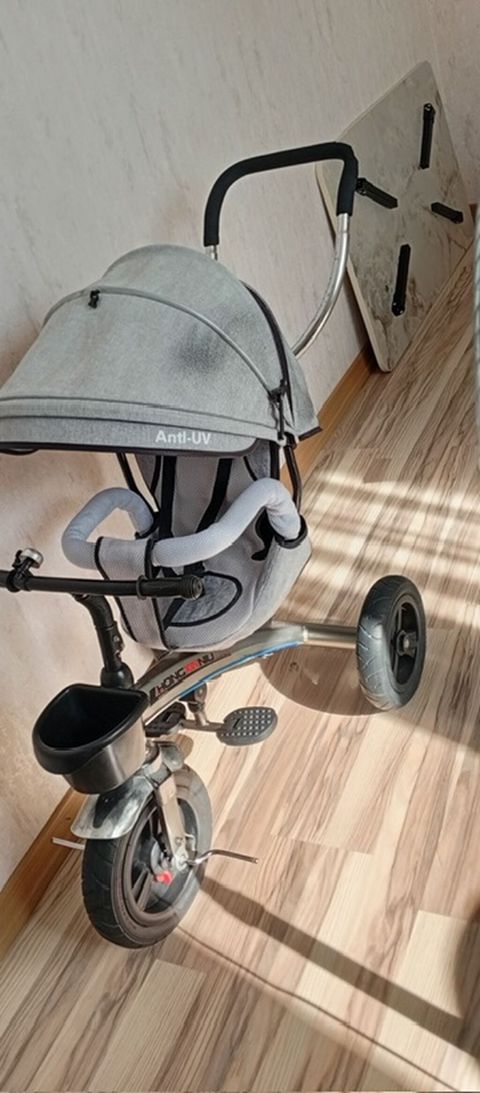 Uşaq üçtəkərli velosiped/araba (tricycle) – “Anti‑UV” günqoruyucu — Sumqayıt