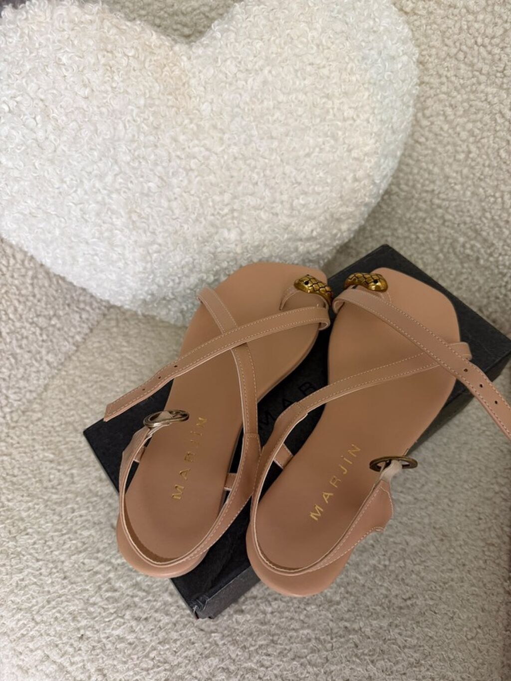 Ölçü: 40, rəng - Bej, Yeni — Sandal, Bakı (2)