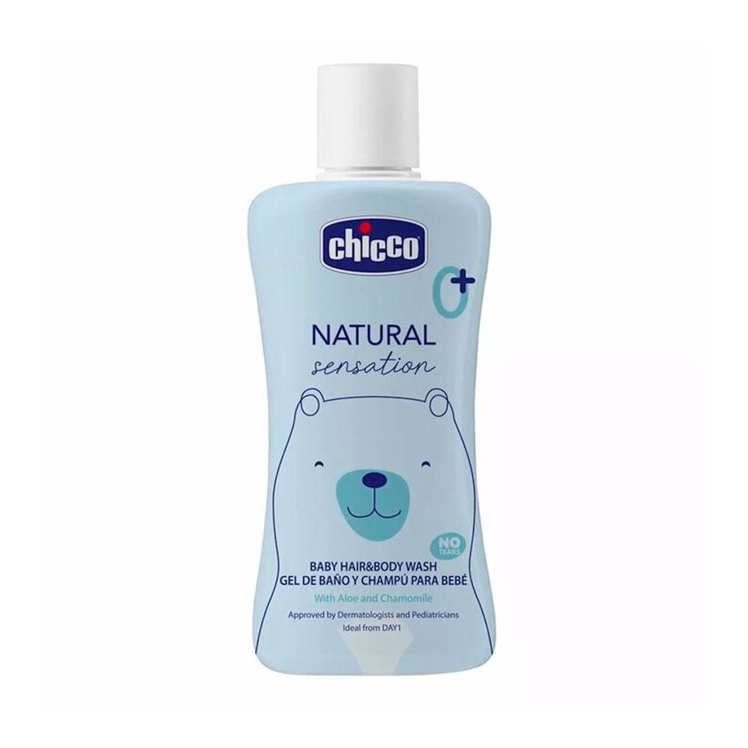 Şampun-gel saçlara və bədənə qulluq üçün Chicco Natural Sensation 200 ml — Mallar, Bakı
