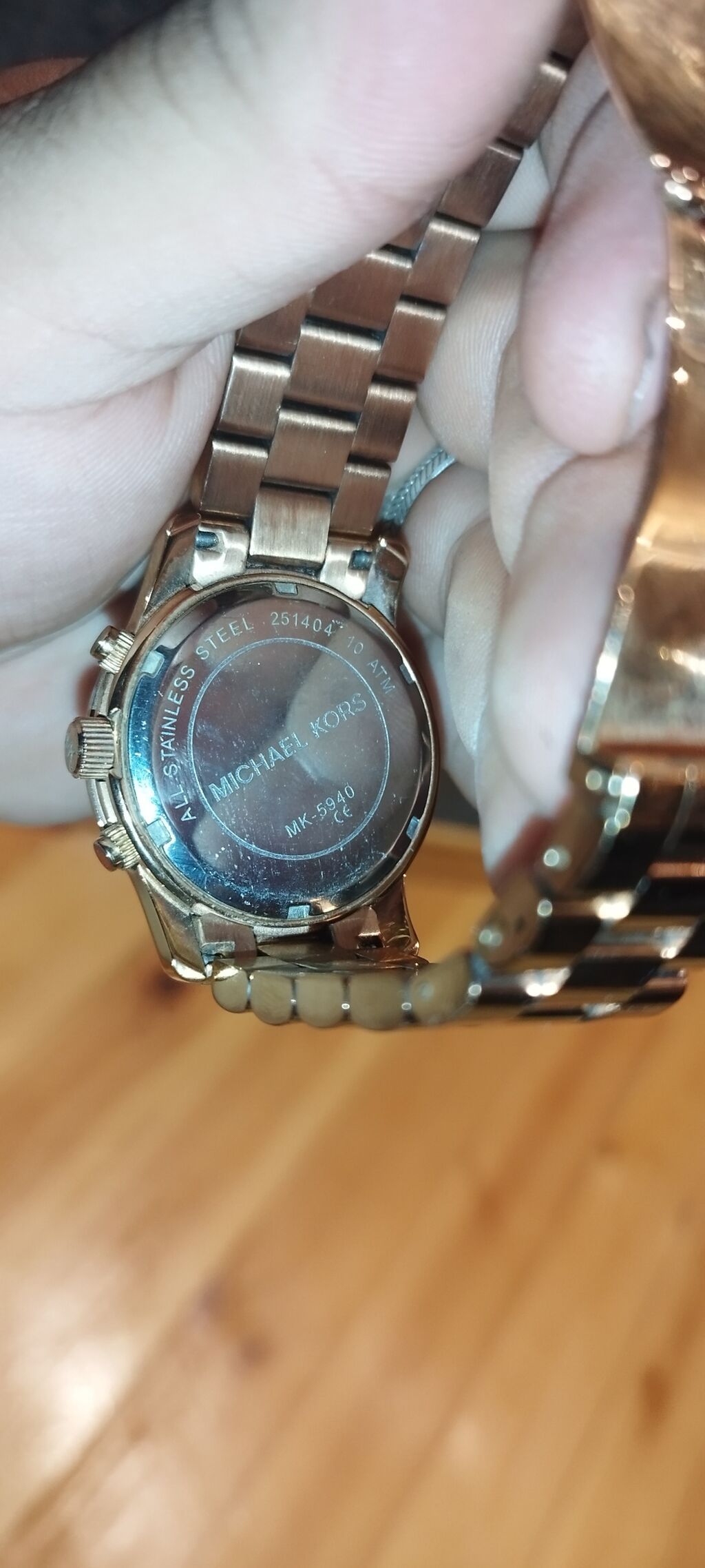 Michael Kors MK-5940 kişi/qadın qol saatı - Korpus və qolbaq — Qol saatları, Bakı (2)