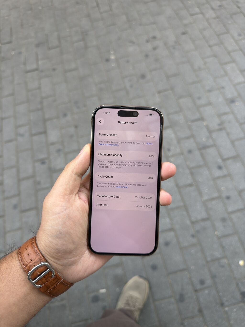 IPhone 16 Pro, 256 GB, Desert Titanium, Zəmanət, Sənədlərlə — Apple iPhone, Bakı (6)