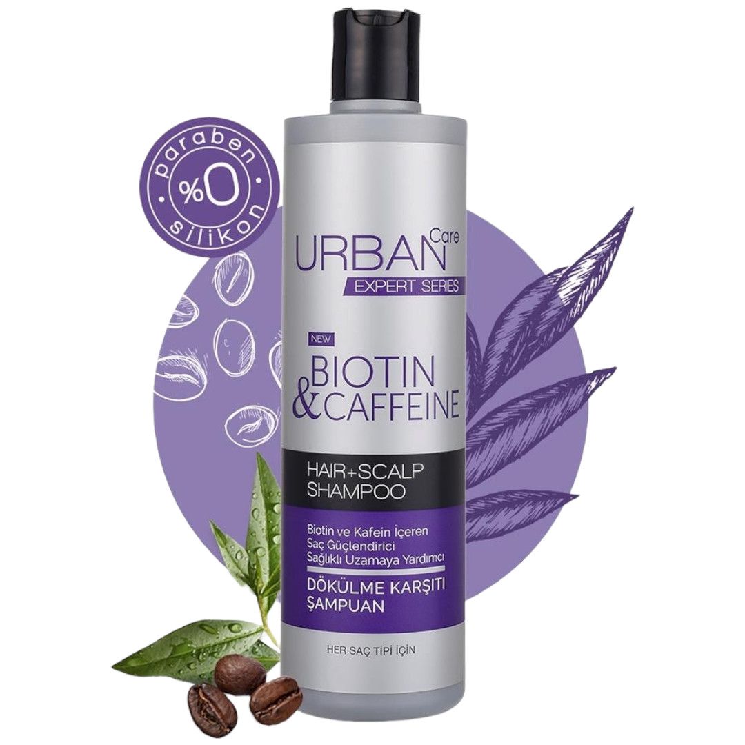 Saç tökülməsinə qarşı şampun Urban Care Expert Series, biotin və kofein tərkibli, 350 ml — Mallar, Bakı (2)