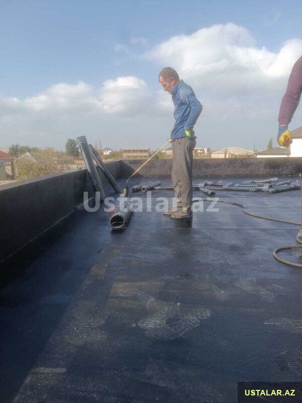 Tol və izolyasiya işləri — Dam və örtüklər, Bakı (6)