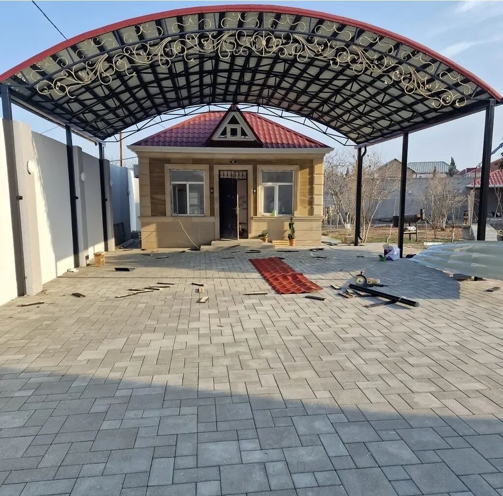Naveslerin qurawdrlmasi temir ve dizayn verlmesi — Dam örtükləri, Bakı (4)