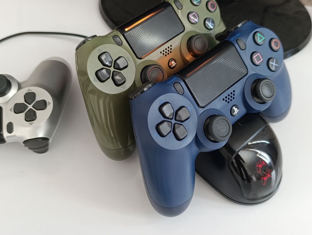PS4 pultu üçün şarj cihazı əla vəziyətdə PS4 pult zaryadka üçün dok — Aksesuarlar, Bakı (4)