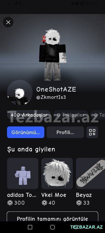 Roblox hesabı üzbəüz ələ verilir güvənlidir — Oyunlar, konsollər və proqramlar, Bakı