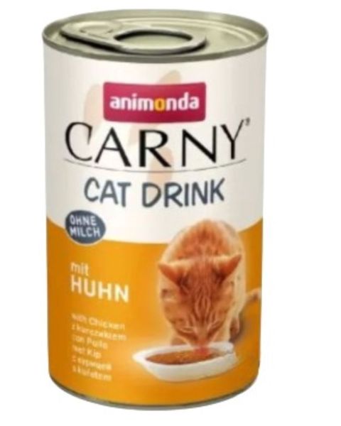 Yetkin pişiklər üçün toyuq parçaları ilə sup Animonda Carny Adult Cat Drink mit Huhn, 140 ml — Bakı