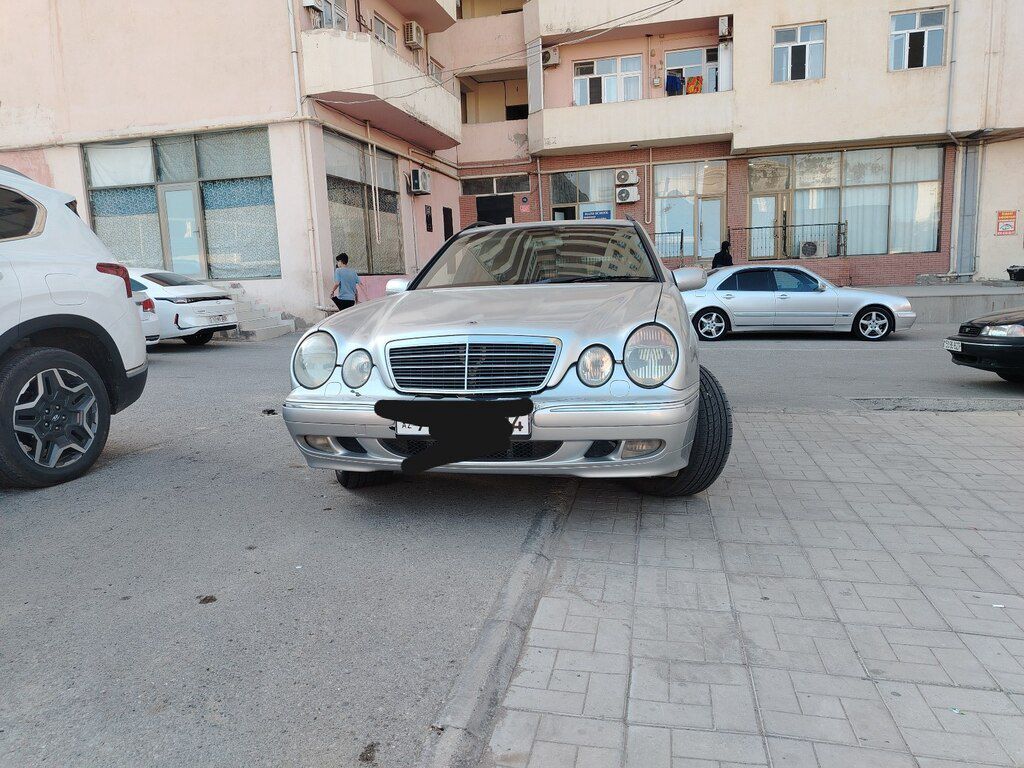 Mercedes E 240, 2.4 L, 2000 il, 369 321 km — Avtomobillər, Bakı (5)