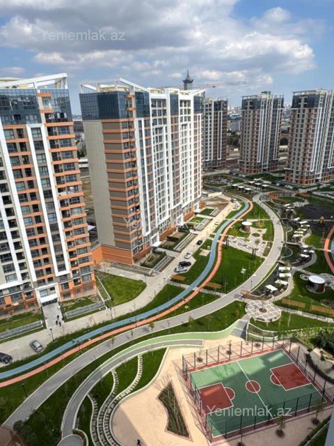 Kirayə 3 otaqlı Bina evi menzil (Yeni tikili), 85 m², Nərimanov rayonu — Bakı