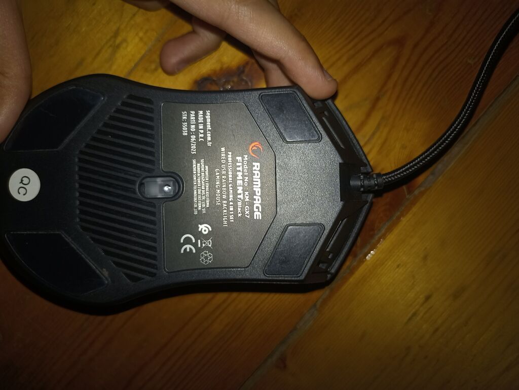 Rampage Fitment RM-99X simsiz/USB şarjlı oyun siçanı - Brend/model — Klaviaturalar və siçanlar, Bakı (2)
