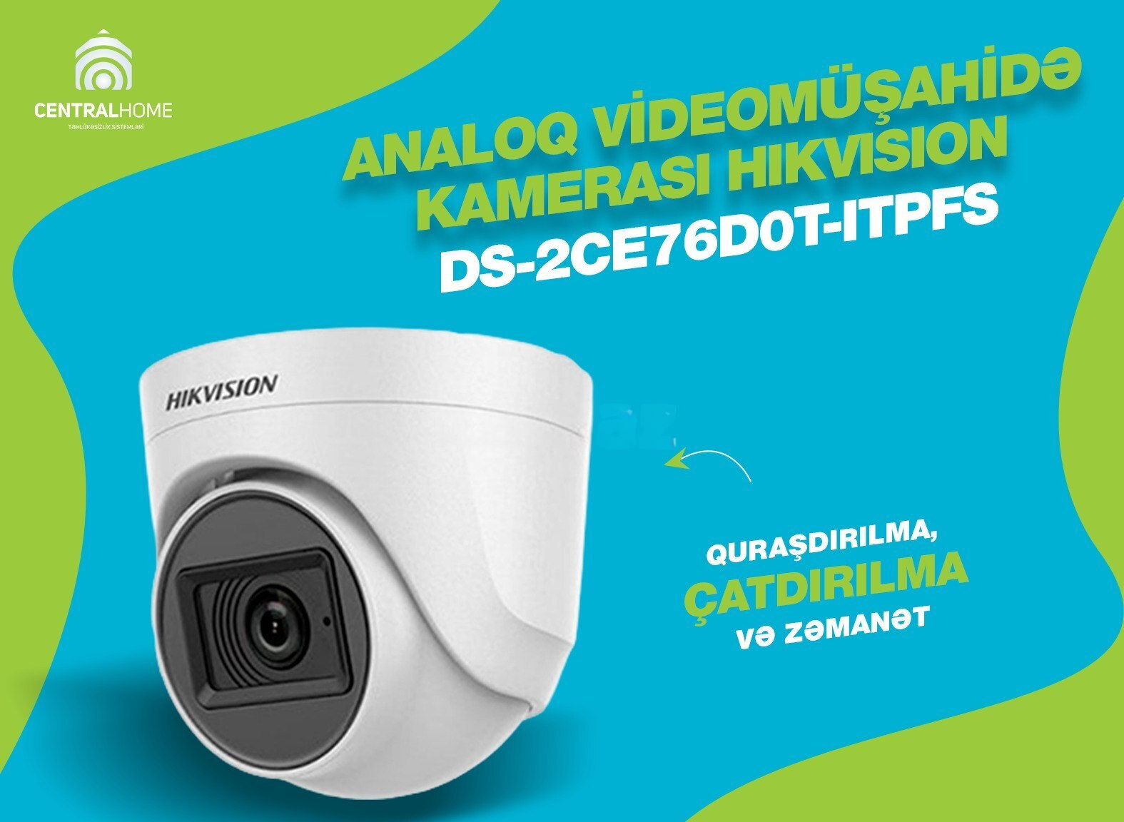 Müşahidə kamerası Uniview UNV UAC-T132-F28 2MP — Bakı