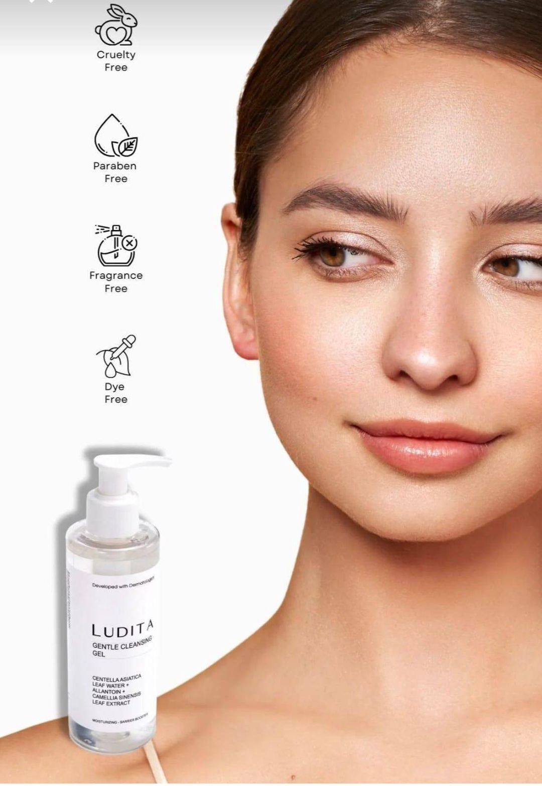 Ludıta Həssas dərilər üçün üz yuma geli. Gentle cleansing gel — Mallar, Bakı (3)
