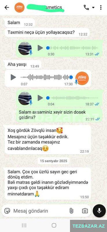 Ortopedik matraslar — Yataq mobilyası, Bakı (2)