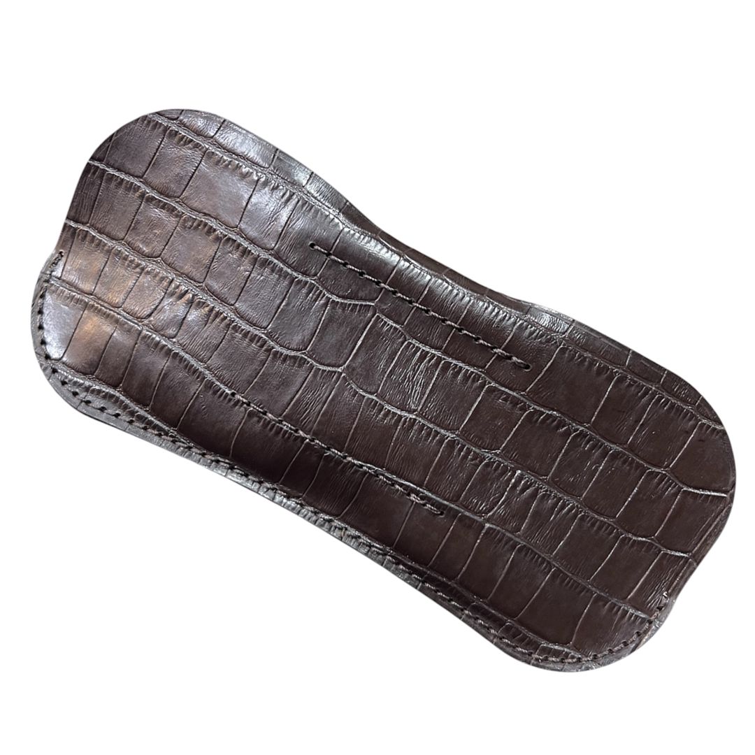 Futlyar OL-005, qəhvəyi, təbii dəri, 17.8x8 sm — Mallar, Bakı (3)