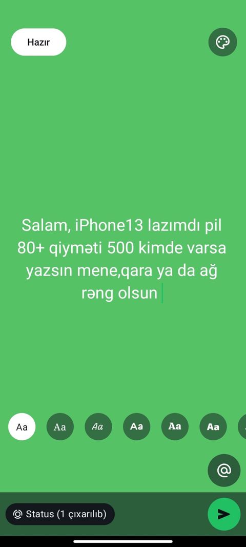 IPhone 13, Qara — Bakı