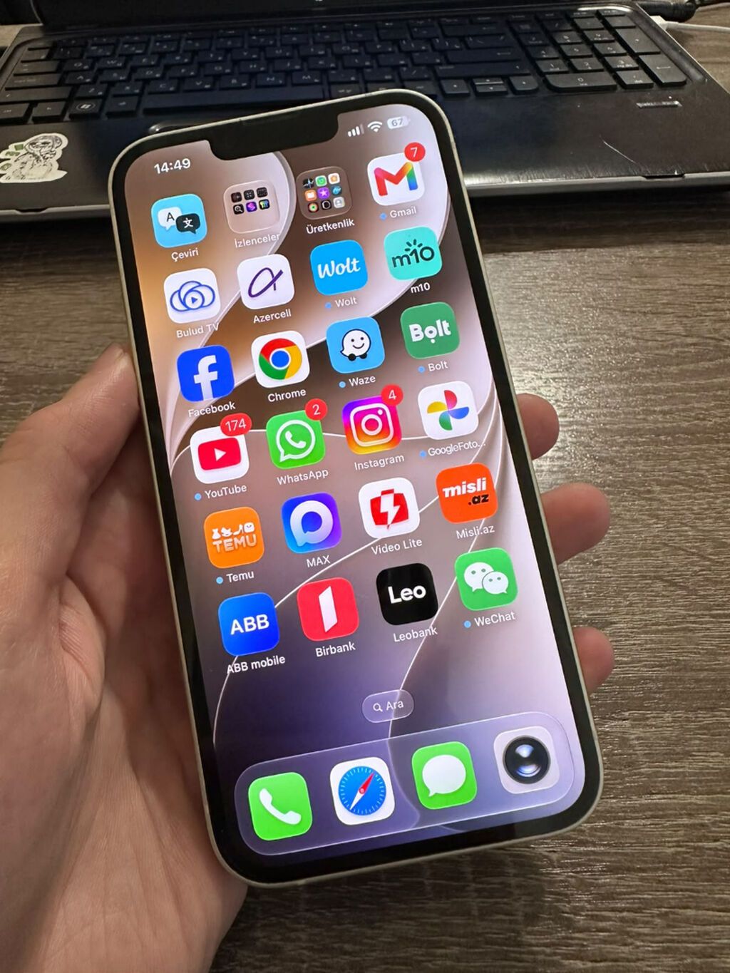 IPhone 13, 128 GB, Starlight — Apple iPhone, Bakı (5)