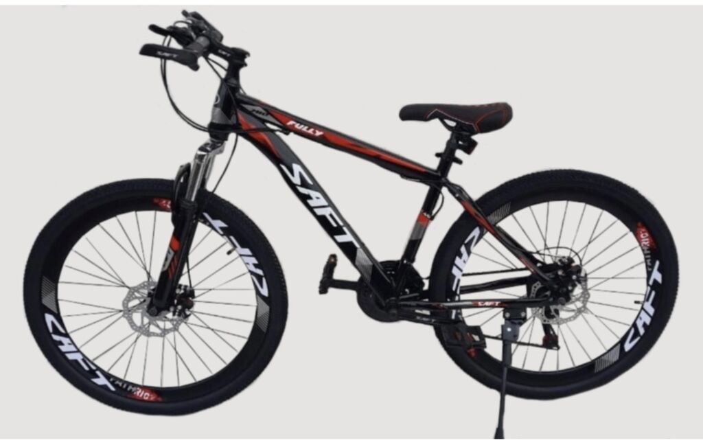 Saft 26 Sft-zf 780-40 dağ velosipedi – Black/Red Texniki — Dağ velosipedləri, Masazır (2)
