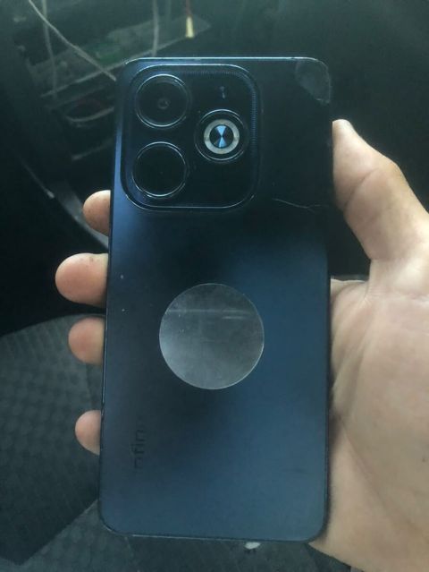 Realme 128 GB, rəng - Göy, Barmaq izi — Bakı