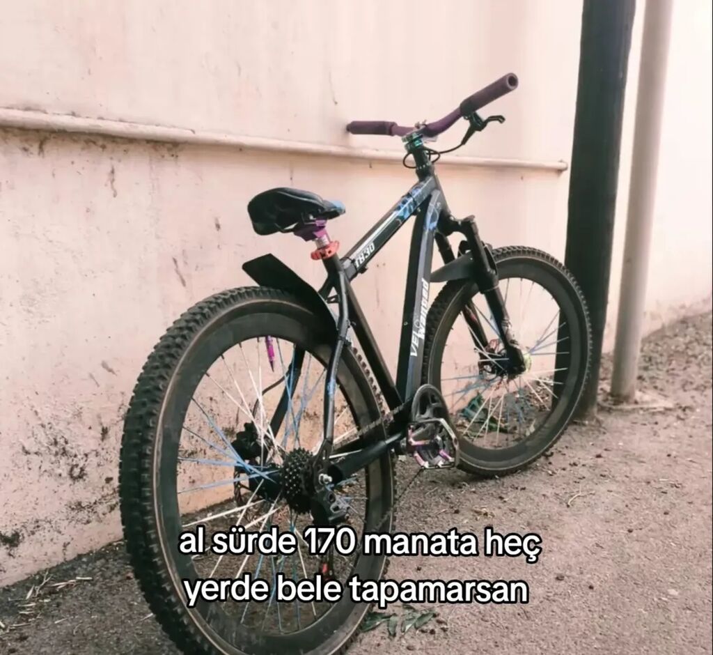 Velosiped – Velgang/velogang TB310 dağ tipli - Rəng: qara göy — Dağ velosipedləri, Bakı (2)