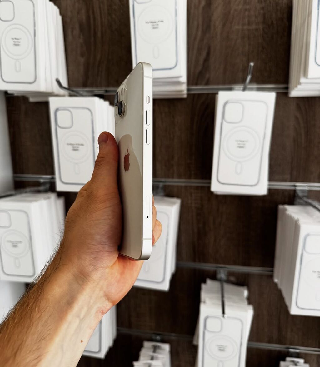 IPhone 13, 128 GB, Ağ, Zəmanət, Simsiz şarj, Face ID — Apple iPhone, Bakı (4)