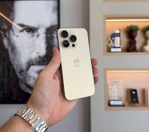 IPhone 14 Pro, 128 GB, Matte Gold, Zəmanət, Simsiz şarj, Face ID — Bakı