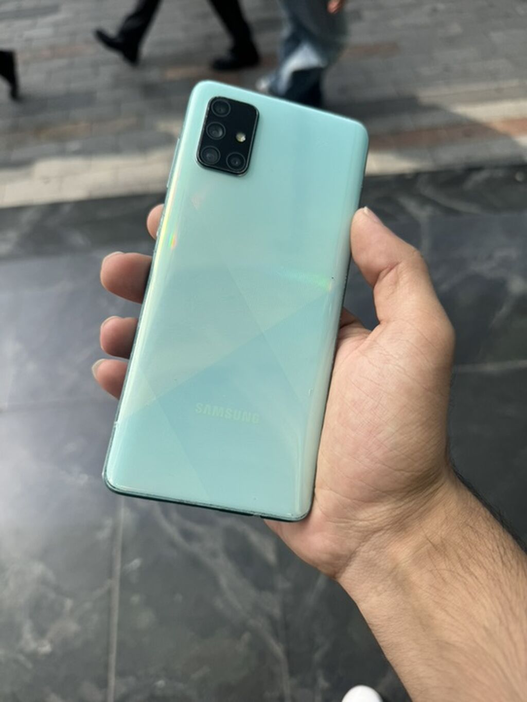 Samsung Galaxy A71 5G, 128 GB, rəng - Mavi, İki sim kartlı — Samsung, Bakı (2)