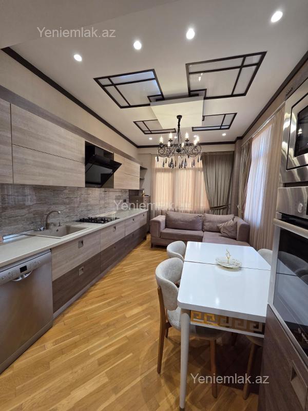 Kirayə 3 otaqlı Bina evi menzil (Yeni tikili), 140 m², Nəsimi rayonu — Mənzil, Bakı (9)