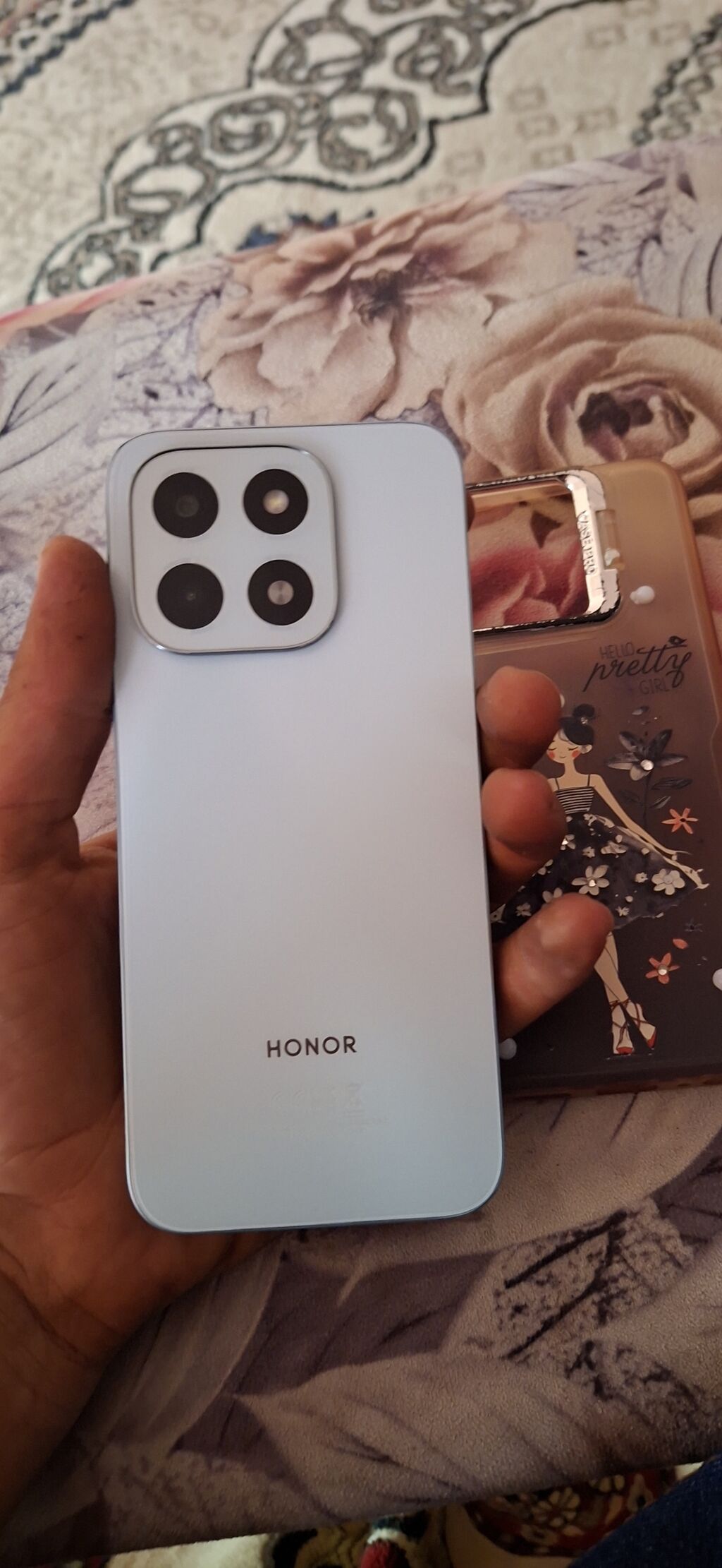 Honor X6c, 128 GB, rəng - Mavi, Barmaq izi, Simsiz şarj, İki sim kartlı — Honor, Yevlax (8)