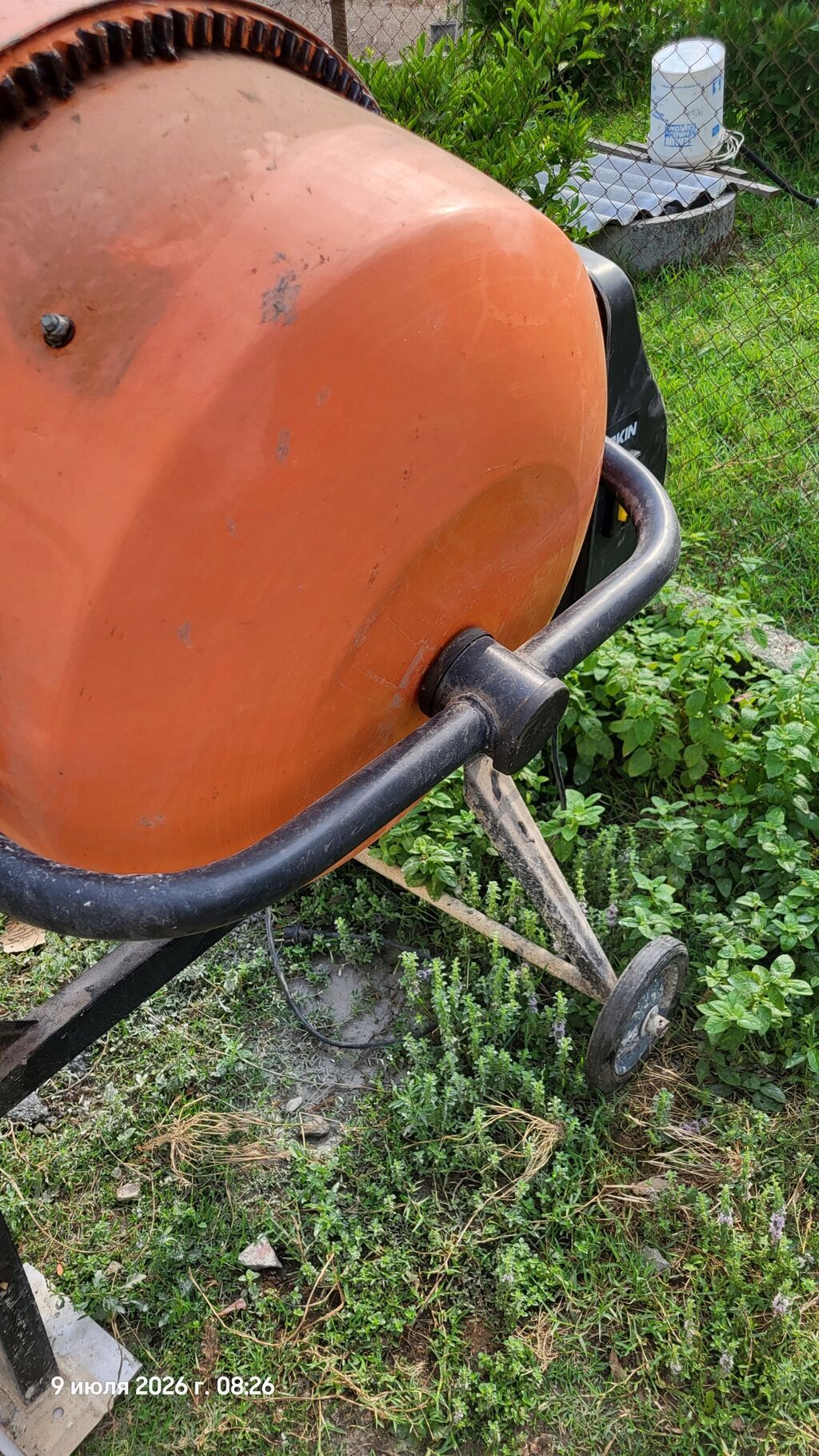 Elektrik betonqarışdıran (beton mikseri) - Portağal rəngli polad — Digər elektrik aləti, Astara (2)