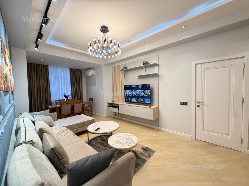 Kirayə 2 otaqlı Bina evi menzil (Yeni tikili), 75 m², Nərimanov rayonu — Mənzil, Bakı (4)