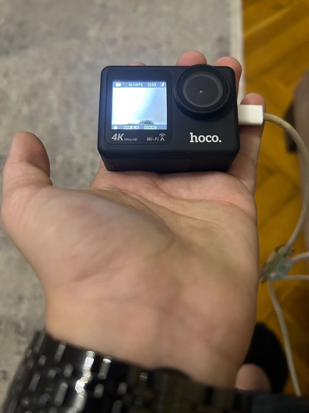 Hoco aksion kamerası – 4K Ultra HD, Wi‑Fi Xüsusiyyətlər: - Video — Video kamera, Bakı (3)
