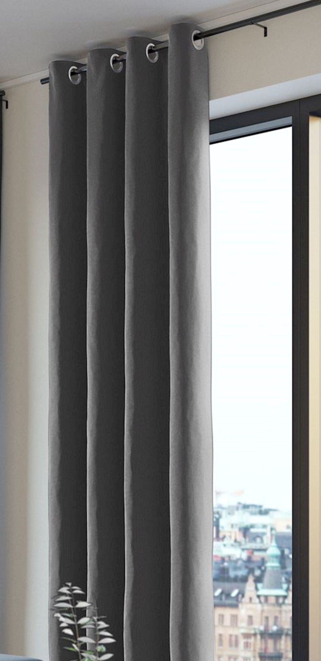 Pərdə Jysk Totak 1x140x300 sm, boz — Mallar, Bakı