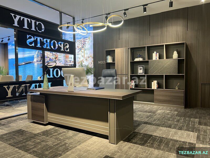 Ofis masası — Ofis mebeli, Bakı (2)