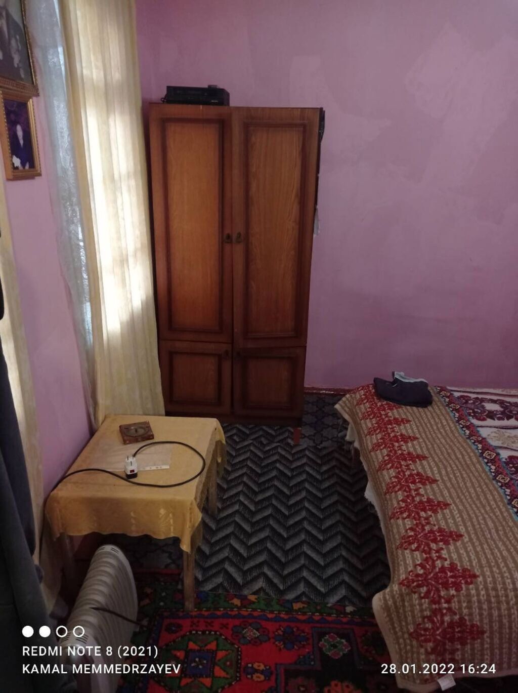 3 otaqlı, 65 kv. m, Kredit yoxdur, Orta təmir — Ev, villa, Saatlı (9)