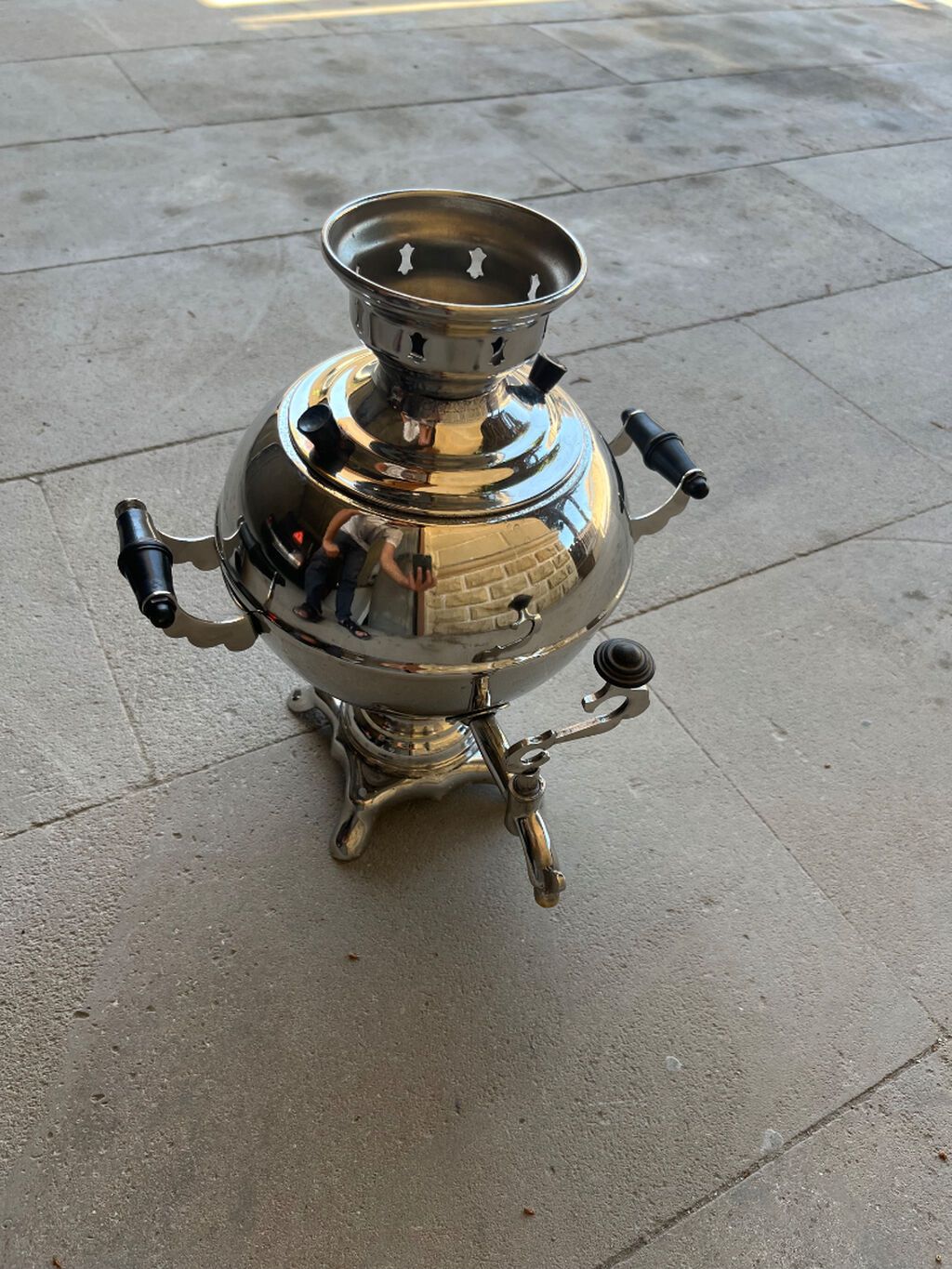Odun samovari ideal veziyetdedi, Kohnelerdendi, indiki iqruşka — Samovarlar, Bakı (2)