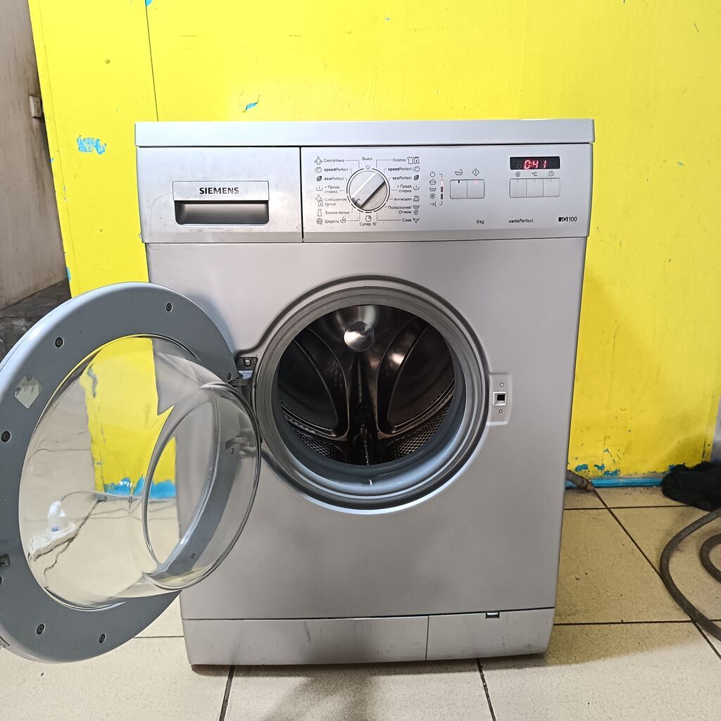 Paltaryuyan maşın Siemens, 6 kq, İşlənmiş, Avtomat, Qurutma var, Kredit yoxdur — Çamaşır maşınları, Bakı (3)