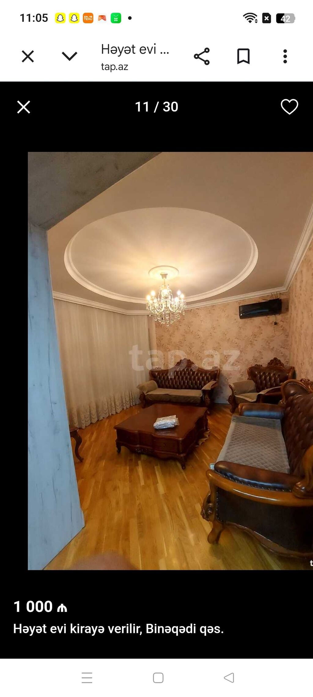 150 kv. m, 6 otaqlı, İnternet, Telefon, Qaz — Ev, villa, Bakı (10)